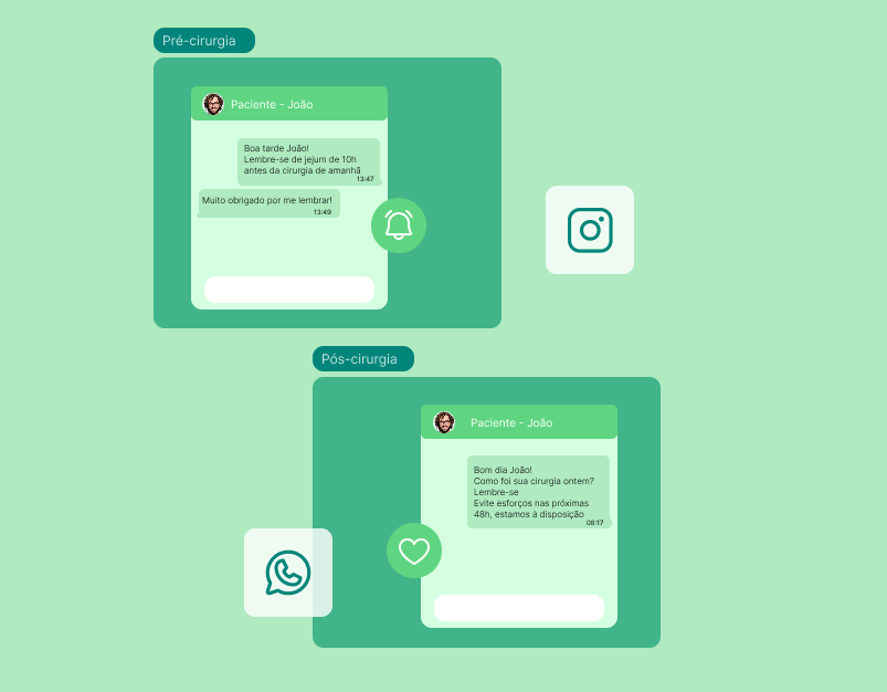 Paciente recebendo orientações médicas